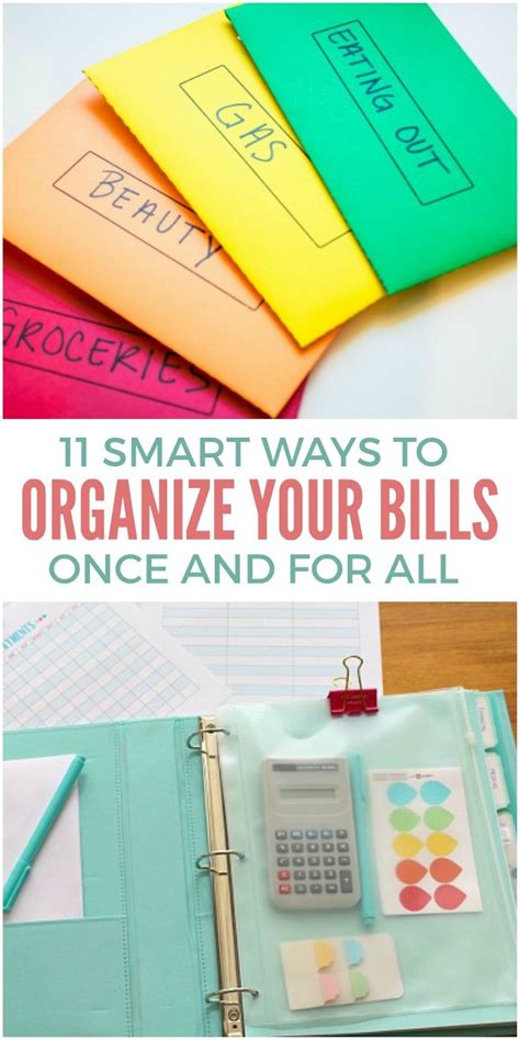 11 Ways To Organize Your Bills Once And For All Organization Bill