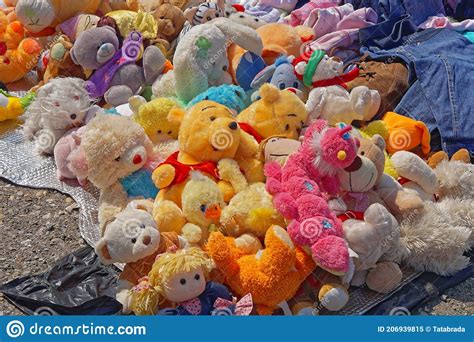 Vintage Plush Toys Stock Image Image Of Soft Flea 206939815