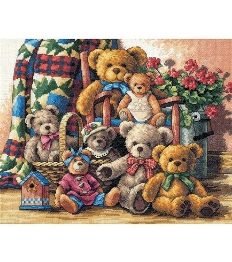 Boyds bears cross stitch patterns list. Dimensions Gold Collection Counted Cross Stitch Kit Teddy ...