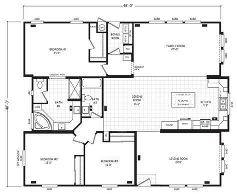 1997 Fleetwood Mobile Home Floor Plan