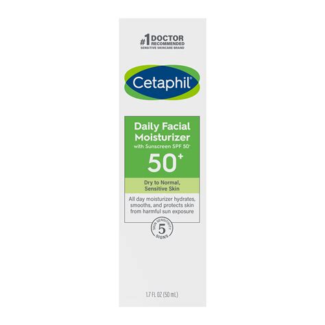 Cetaphil Daily Facial Moisturizer For All Skin Types Spf 50 Shop