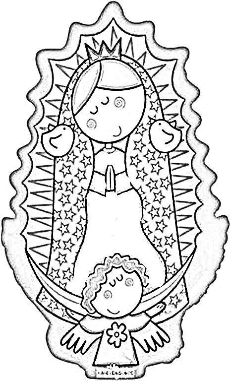 Virgen De Juquila Para Colorear La Inmaculada Concepci N De Mar A