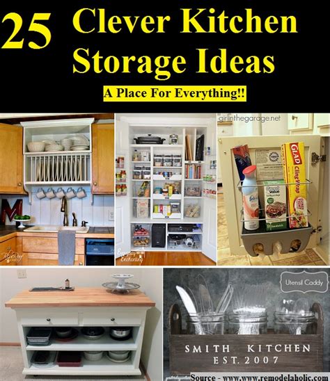 25 Clever Kitchen Storage Ideas Home And Life Tips