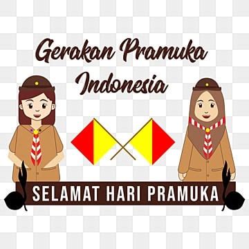 Scout Hari Pramuka Vector Art PNG Hari Pramuka Dengan Api Unggun Dan