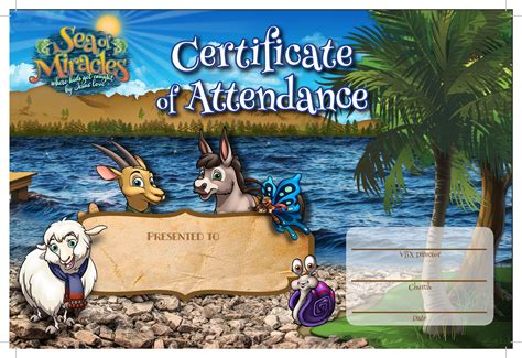 Maybe you would like to learn more about one of these? Certificate of Attendance | Vacation bible school, Bible ...