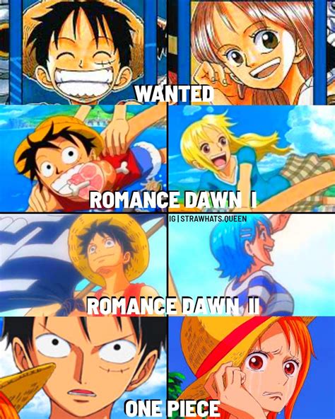 One Piece Anime Memes With Caption That Reads I Wanted Romance Dawn And It Was