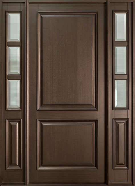 Front Entry Door Custom Single With 2 Sidelites Solid Euro