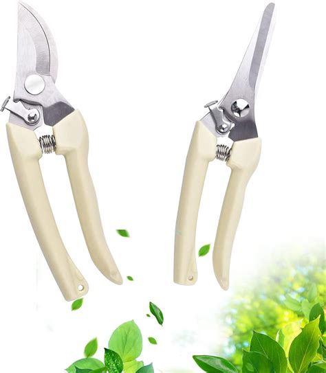 Garden Pruning Shears Stainless Steel Blades Handheld Scissors Set