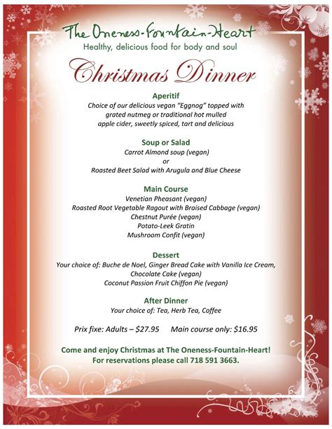 Check out our christmas dinner menus… classic christmas menu. Menu Ideas: Christmas Dinner Menu Ideas