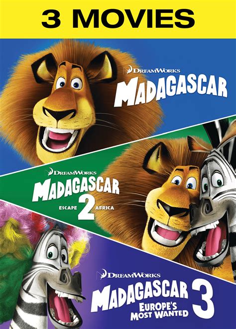 madagascar madagascar escape 2 africa madagascar 3 europes most wanted dvd