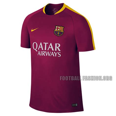Fc Barcelona 2016 Nike Training And Pre Match Jerseys Football Fashion