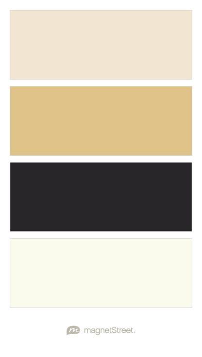 A complement of this color would. Champagne, Gold, Custom Black, and Ivory Wedding Color ...