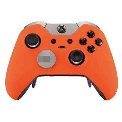 Soft Touch Orange Xbox One Elite Un Modded Custom Controller Unique