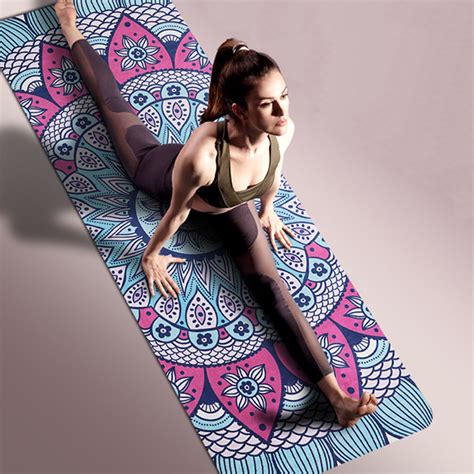 Suede Natural Rubber Yoga Mat Cheap Yoga Mats For Sale