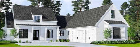 One Story Farmhouse House Plan with Bonus Space ...