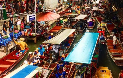Bangkok Floating Markets Tour Damnoen Saduak Maeklong Train Market