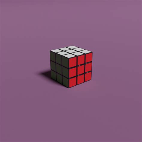 Artstation Rubiks Cube Render