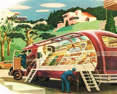 Tomorrows Automarket Roger Wilkerson The Suburban Legend Retro Futurism Retro Art Retro