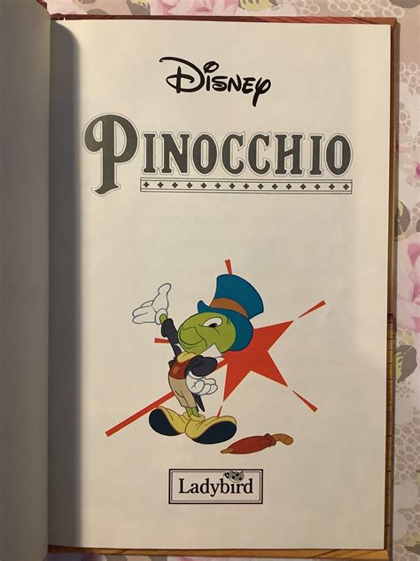 Vintage 1995 Walt Disney Pinocchio Book In Hardback Etsy