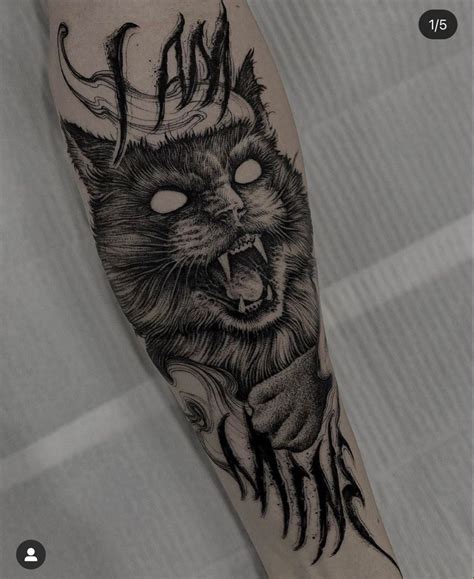 evil cat tattoo boas ideias para tatuagem tatuagem blackwork tatuagem sombria