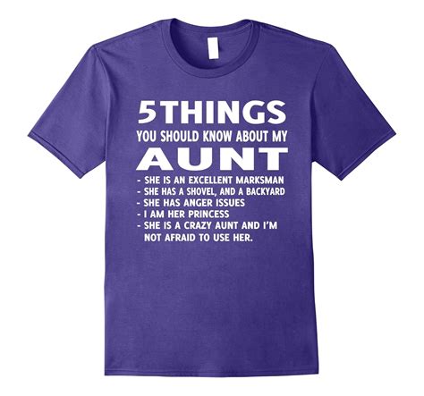 5 Things You Should Know About My Aunt T Shirt Anz Anztshirt