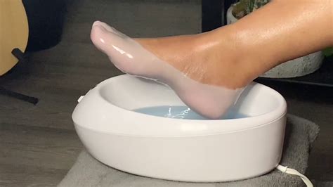 Foot Spa And Paraffin Wax Treatment Youtube