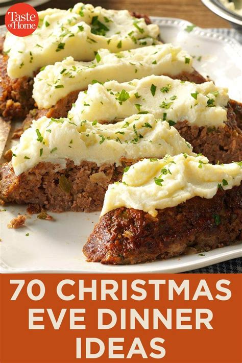 Instead of a traditional christmas ham, the brits traditionally serve up a roasted bird like turkey, goose, or pheasant, and pigs in a blanket (in england this poland's christmas eve dinner, known as wigilia, is a huge meatless feast where families break their fasts by sharing a christmas wafer at the. 70 Traditional Christmas Eve Dinner Ideas in 2020 | Holiday dinner, Christmas eve dinner ...