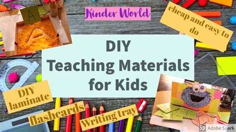 Diy Teaching And Learning Materials For Kids Flashcards Letter