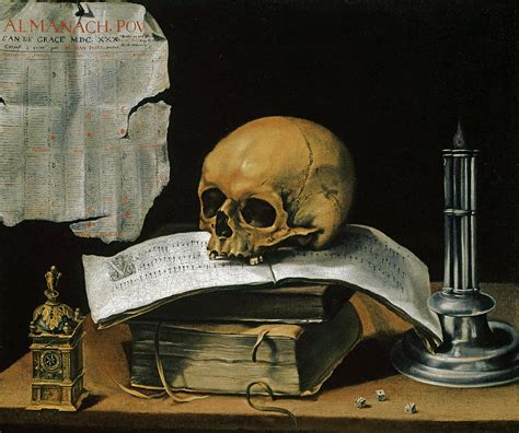 Vanitas Still Life With Skull Painting By Sebastian Stoskopff Fine