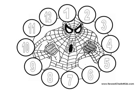 Spiderman Reward Chart Printable Free Printable Word Searches