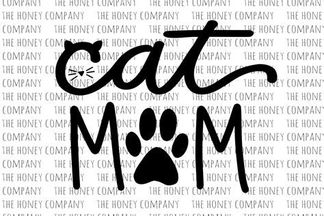 Cat Mom Svg Cat Svg Fur Mama Svg Dxf Png Svg Files For Cricut And My