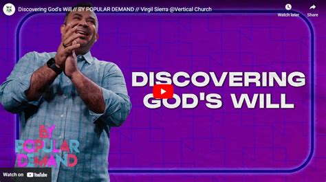 Discovering Gods Will Pathway Church
