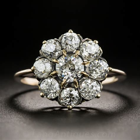 Vintage Diamond Cluster Ring Antique And Vintage Engagement Rings