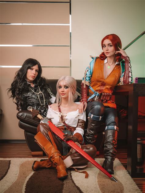 Ciri Triss And Yennefer From The Witcher By Purple Bitch Sia Siberia And Helly Rite 2 Story