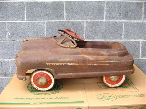 Vintage 1950s Murray Comet Pedal Car Rat Rod Parts Toy Restore Man Cave