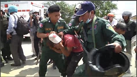 woman shot dead by cambodian police in protest clampdown — radio free asia