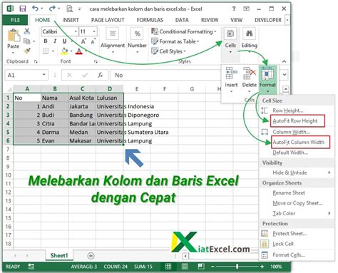 Cara Menambah Baris Di Excel