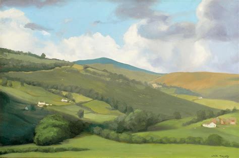 English Countryside Painting By Linda Tenukas
