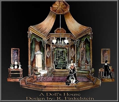 A Dolls House New York State Theatre Institute Setdesign By