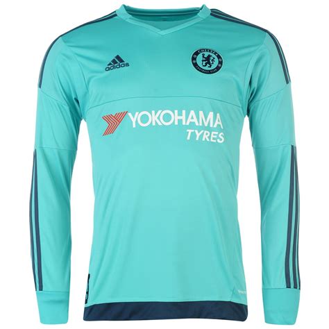Check our exclusive range of chelsea football shirts / soccer jerseys and kits for adults and children at amazing prices. Adidas Chelsea FC Home Jersey 2015 2016 Goalkeeper Mens ...