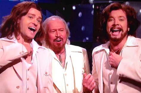 The Real Barry Gibb Appears On The Barry Gibb Talk Show The Symbolism Of It All What He Was