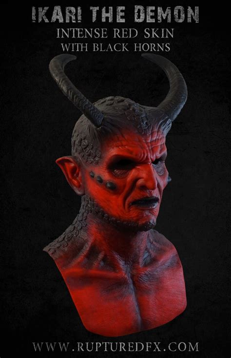 Ikari Demon Silicone Mask Ruptured Fx