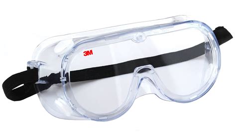 3m 1621 Safety Goggles For Splash With Anti Fog Lens