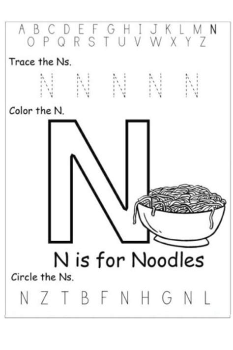 Are you looking for free Letter N Coloring for free? We are providing