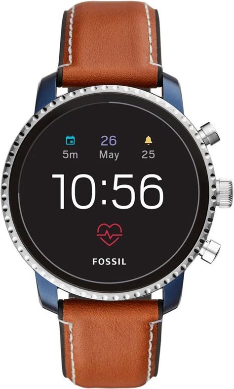 Fossil Smartwatches Q Explorist Hr Ftw4016 Smartwatch Wear Os By