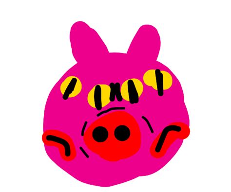 Peppa Pig Has Four Eyes And Two Mouths Drawception