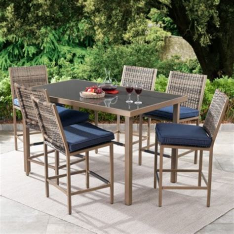Better Homes And Gardens Gardenvale 7pc Bar Height Patio Dining Set 449