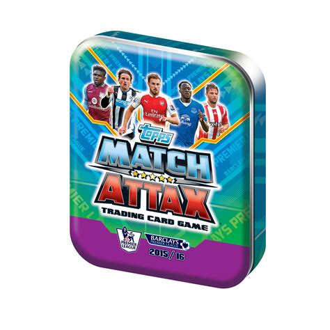 Match Attax Topps 2015 2016 Collector Tin Contains 50 Random Cards 1