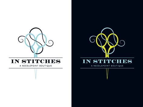 In Stitches Logo By Lauren Kelly On Dribbble