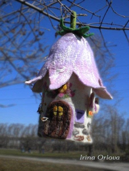 Felt Fairy House By Irina Orlova ♥ Fairy Crafts Felt Craft Projects
